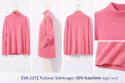 Eva lutz pullover stehkragen - pullover,