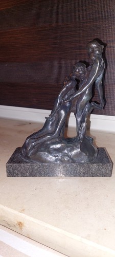 Bronze figur auguste rodin - bronze,