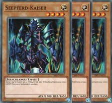 yugioh 3x Seahorse Emperor