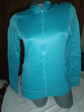 Crivits  Damen Laufjacke Sportjacke, Kapuze, türkis, Gr. 36-38