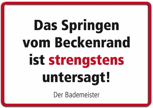 Springen vom beckenrand - springen,