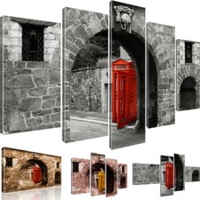 Telefonzelle Architektur Bilder Leinwandbild mit Keilrahmen
