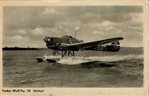 Flugzeug focke wulf - focke, fw
