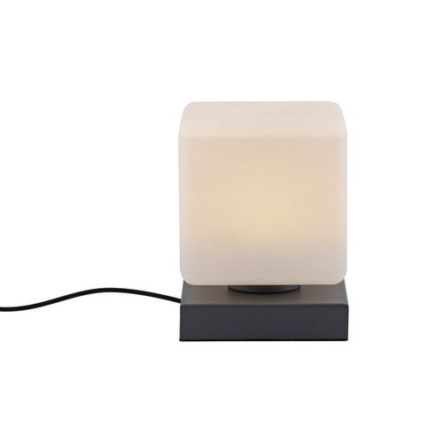 Tischlampe würfel anthrazit - tischlampe,