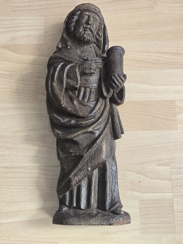Antike figur heiliger paulus - heiliger,