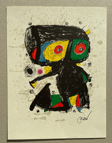 Joan miro lithographie - -,