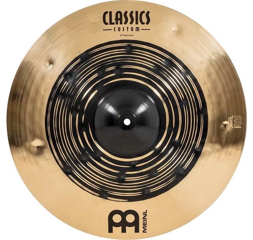 Zweifarbiges crash becken - 19",