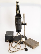 ROW Kleinmikroskop m. Projektionslampe u. Projektionsprisma ⭐ RARITÄT ⭐  (7002)