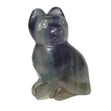 Fluorit Katze ca. 40 x 25 mm