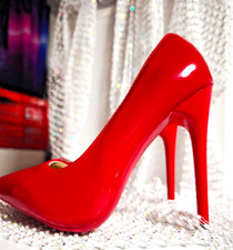 Eyecatcher rote lack - eyecatcher:, lack-pumps
