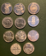 BRD 5 DM Gedenkmünzen, 6x
