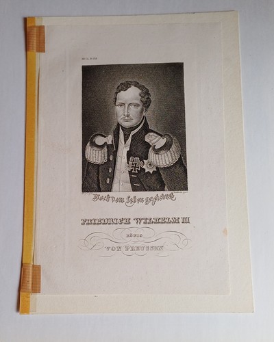 Original stahlstich friedrich - original,