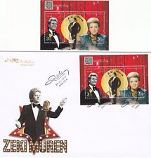 Türkei 2021 Turkey- Zeki Müren-Berühmter Sänger, Mi:4663-65 Bl.212+FCD**MNH Post