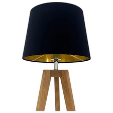 Lampenschirm schwarz Samt