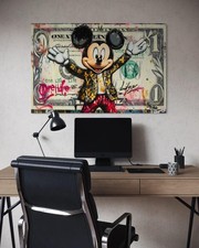 Micky Maus Leinwand Bild