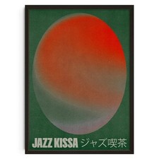 Jazz Kissa Japan Poster Druck Wandkunst Vintage Bild