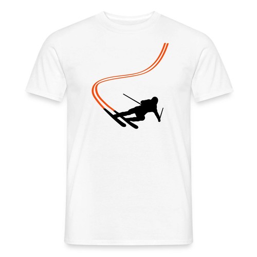 Ski männer shirt - männer, t-shirt