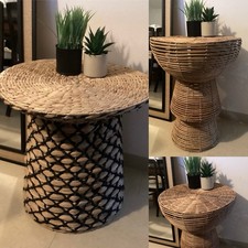 Beistelltisch rund  Korb Weide