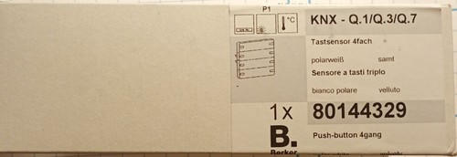 Berker knx tastsensor fach - knx, 4-fach
