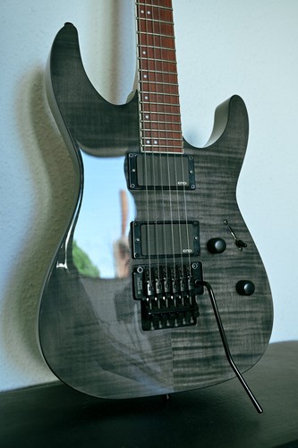 Esp ltd 200fm see - thru, black