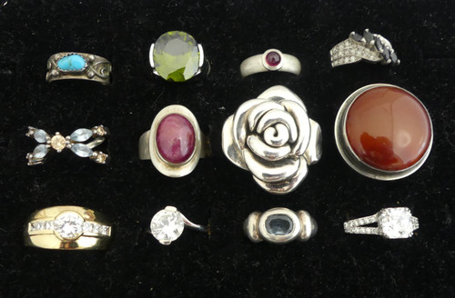 Konvolut ringe mit - #,