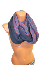 TCM Loop Schal Damen blau rot