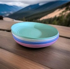 Teller Set 4 Stück NEU & OVP Kunststoffteller Mehrweg Camping 