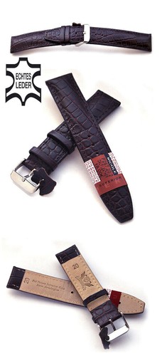 18mm kalbsleder uhrenarmband - kalbsleder,
