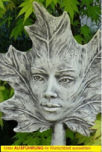 Skulptur steinguss blatt - skulptur,