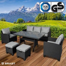 BRAST Poly Rattan Sitzgarnitur