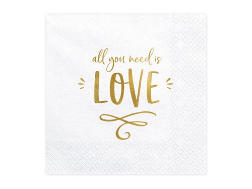 Papierservietten love - papierservietten,
