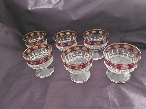 6er set vintage dessertschalen - 6er,