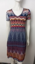 IVKO Strick- Kleid mehrfarbig