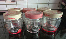 12  leere Marmeladengläser  8 cm hoch - 230 g