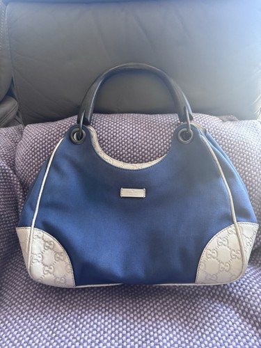 Gucci hobo bag bamboo denim - bag,