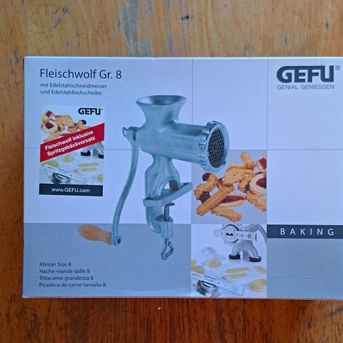 Gefu fleischwolf 8 manuell - fleischwolf,