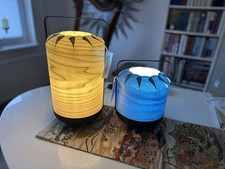 LZF Lucifer Lamps NEU Tischlampe Tischleuchte Holz Chou MPA 29 Gris Grau Design