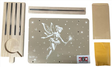 DUAPLAN Kinder-Regal für Toniebox  bis zu 40 Figuren Fee Beige, Magnetisch