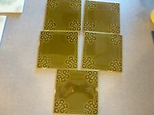 5 Stück Vintage VILLEROY & BOCH Fliese Kachel Retro