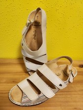 Damensandalen Gr. 8 UK 43 EU Finn Comfort Germany Leder Klettverschluß getragen