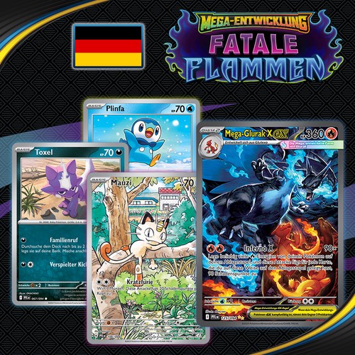 Pokemon karten fatale - fatale, flammen