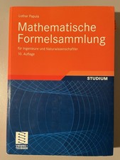 Mathematische Formelsammlung f. Ing. u. Naturw. - Lothar Papula - 10. Auflage
