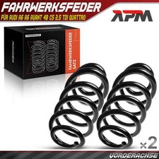 2x Federn Fahrwerksfeder Vorderachse für Audi A6 A6 Avant 4B C5 2.5 TDI quattro
