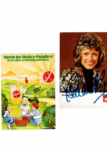 Renate kern autogrammkarte - renate,