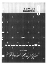 Service Manual-Anleitung für Marantz 9 