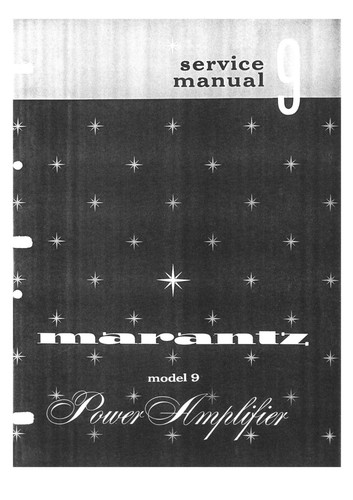 Service manual anleitung - service, für