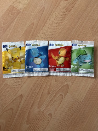 Mega pokemon 4er set pikachu - 4er,