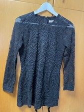 Isabel Marant x H&M Damen Bluse Spitze Gr. 38/40 Schwarz Modern Trend Designer