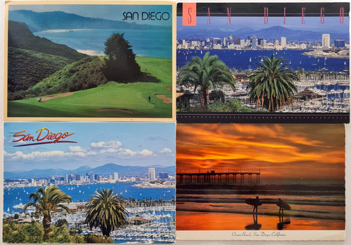 Postkarten lot san diego - lot,
