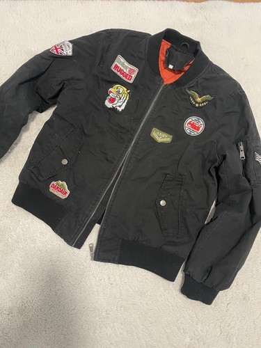 Bomberjacke schwarz army - xl,